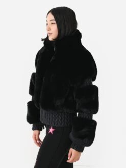 Goldbergh Women's Furry Ski Jacket -ST.BERNARD Clothing GB02310234xBLACKxAlt2 112234437