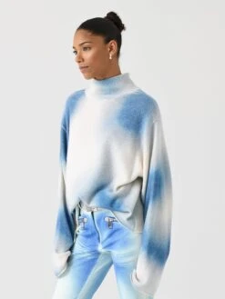 Goldbergh Women's Mouna Long Sleeve Knit Sweater -ST.BERNARD Clothing GB40123243xDENIMPRINTxAlt2 143493824