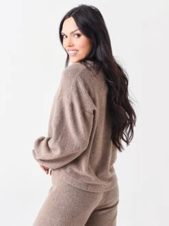 Sundry Women's Faux Sherpa Sweatshirt 7 Sundry Women's Faux Sherpa Sweatshirt -ST.BERNARD Clothing H21 4Q N33xWOODxAlt2 49660061