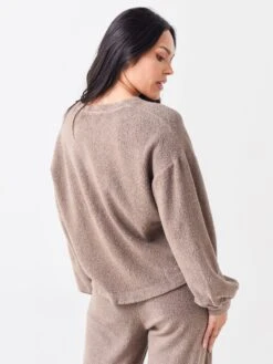 Sundry Women's Faux Sherpa Sweatshirt 8 Sundry Women's Faux Sherpa Sweatshirt -ST.BERNARD Clothing H21 4Q N33xWOODxAlt3 49660063