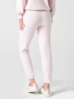 Monrow Women's Reversed Elastic Vintage Sweatpant -ST.BERNARD Clothing HB006 201xROSExAlt2