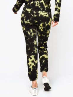 Monrow Vintage Sweats With Black Out Tie Dye -ST.BERNARD Clothing HB006 203 CITRONalt2