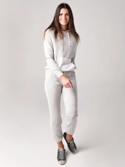 Monrow Women's Color-Block Vintage Sweats -ST.BERNARD Clothing HB006 213xNATURALxAlt3 16310451