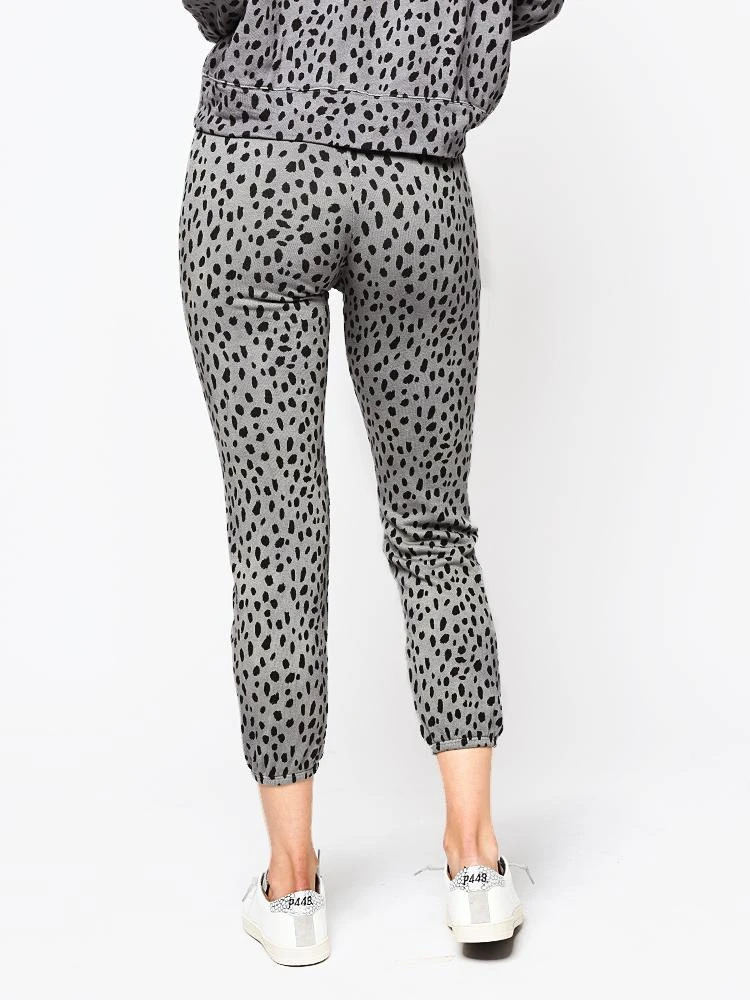 Monrow Cheetah Stitched Elastic Vintage Sweats 3 Monrow Cheetah Stitched Elastic Vintage Sweats - Image 3