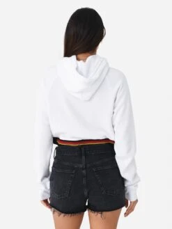 Aviator Nation Women's Logo Stripe Crop Pullover Hoodie -ST.BERNARD Clothing HDPCLSTPBxWHITExAlt1 98824665