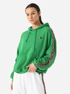 Aviator Nation Women's Bolt Stripe Relaxed Pullover Hoodie