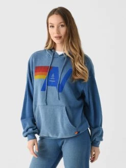 Aviator Nation Women's Vintage Logo Relaxed Pullover Hoodie -ST.BERNARD Clothing HDPRXLOVTGxFADEDWATERxAlt2 150670689