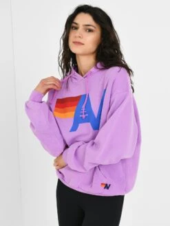 Aviator Nation Women's Logo Pullover Relaxed Hoodie