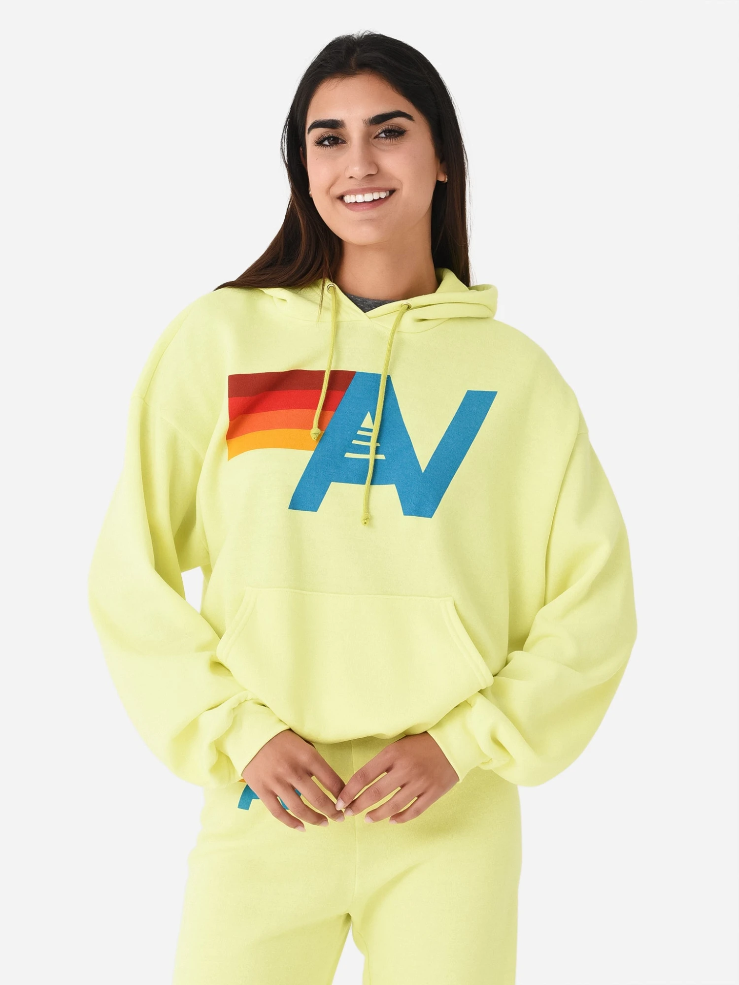 Aviator Nation Women's Logo Pullover Relaxed Hoodie 5 Aviator Nation Women's Logo Pullover Relaxed Hoodie - Image 5