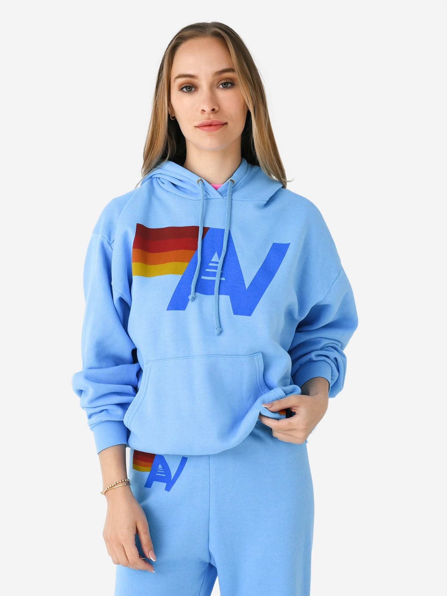 Aviator Nation Women's Logo Pullover Relaxed Hoodie 7 Aviator Nation Women's Logo Pullover Relaxed Hoodie - Image 7