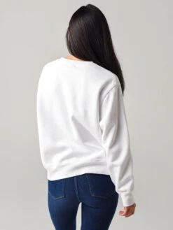 Monrow Women's Love Boyfriend Sweatshirt 6 Monrow Women's Love Boyfriend Sweatshirt -ST.BERNARD Clothing HT0804 23xWHITExAlt2 19350966