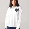 Monrow Women's Love Boyfriend Sweatshirt