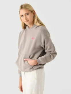 American Vintage Women's Izubird Hoodie -ST.BERNARD Clothing IZU03DH24xCASTORVINTAGExAlt2 140642966