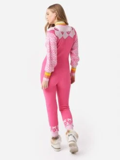 LoveShackFancy Women's Lali Jumpsuit -ST.BERNARD Clothing K1100 1278xSWEETHEARTPINKxAlt1 86664097