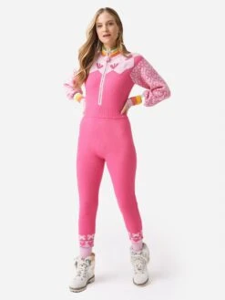 LoveShackFancy Women's Lali Jumpsuit -ST.BERNARD Clothing K1100 1278xSWEETHEARTPINKxPrimary 86664095