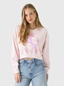 LoveShackFancy Women's Aneria Cropped Tennis Pullover