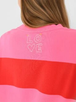 Kerri Rosenthal Women's Boyfriend Stripes Sweatshirt -ST.BERNARD Clothing KR24 3294xCHERRIxAlt4 121888971