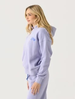 Kerri Rosenthal Women's Boyfriend + Love Hoodie -ST.BERNARD Clothing KR24 3341xLAVENDERxAlt2 147759739