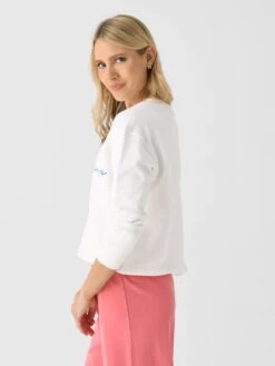 Kerri Rosenthal Women's Ex-Boyfriend Le Sunshine Sweatshirt 6 Kerri Rosenthal Women's Ex-Boyfriend Le Sunshine Sweatshirt -ST.BERNARD Clothing KR25 3377xWHITExAlt2 158029011