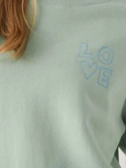 Kerri Rosenthal Women's Ex-Boyfriend Love Sweatshirt -ST.BERNARD Clothing KR25 3391xSEAFOAMxAlt4 160428194