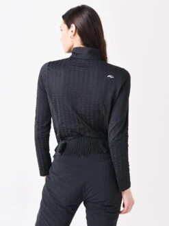 KJUS Women's Sense Half-Zip Pullover 9 KJUS Women's Sense Half-Zip Pullover -ST.BERNARD Clothing LG25 K02xBLACKxAlt1 51038856