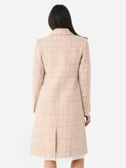 LoveShackFancy Women's Clarks Coat 9 LoveShackFancy Women's Clarks Coat -ST.BERNARD Clothing LJ714 1521xCREAMYCARAMELxAlt4 111971698