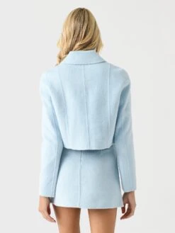 LoveShackFancy Women's Lettie Jacket 8 LoveShackFancy Women's Lettie Jacket -ST.BERNARD Clothing LJ790 2060xCOSMICSKYxAlt3 139258832