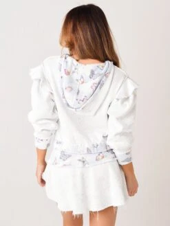 LoveShackFancy Loveshack Fancy Women's Ciel Hoodie 7 LoveShackFancy Loveshack Fancy Women's Ciel Hoodie -ST.BERNARD Clothing LK330 788AxAQUAREFLECTIONSxAlt3 30499690