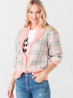 LoveShackFancy Women's Jeeves Plaid Wool Cardigan -ST.BERNARD Clothing LK618 870xMAGNOLIAPINKPLAIDxPrimary 44490042 b02e7e36 e61b 4bbf 8063 62e8952e8230