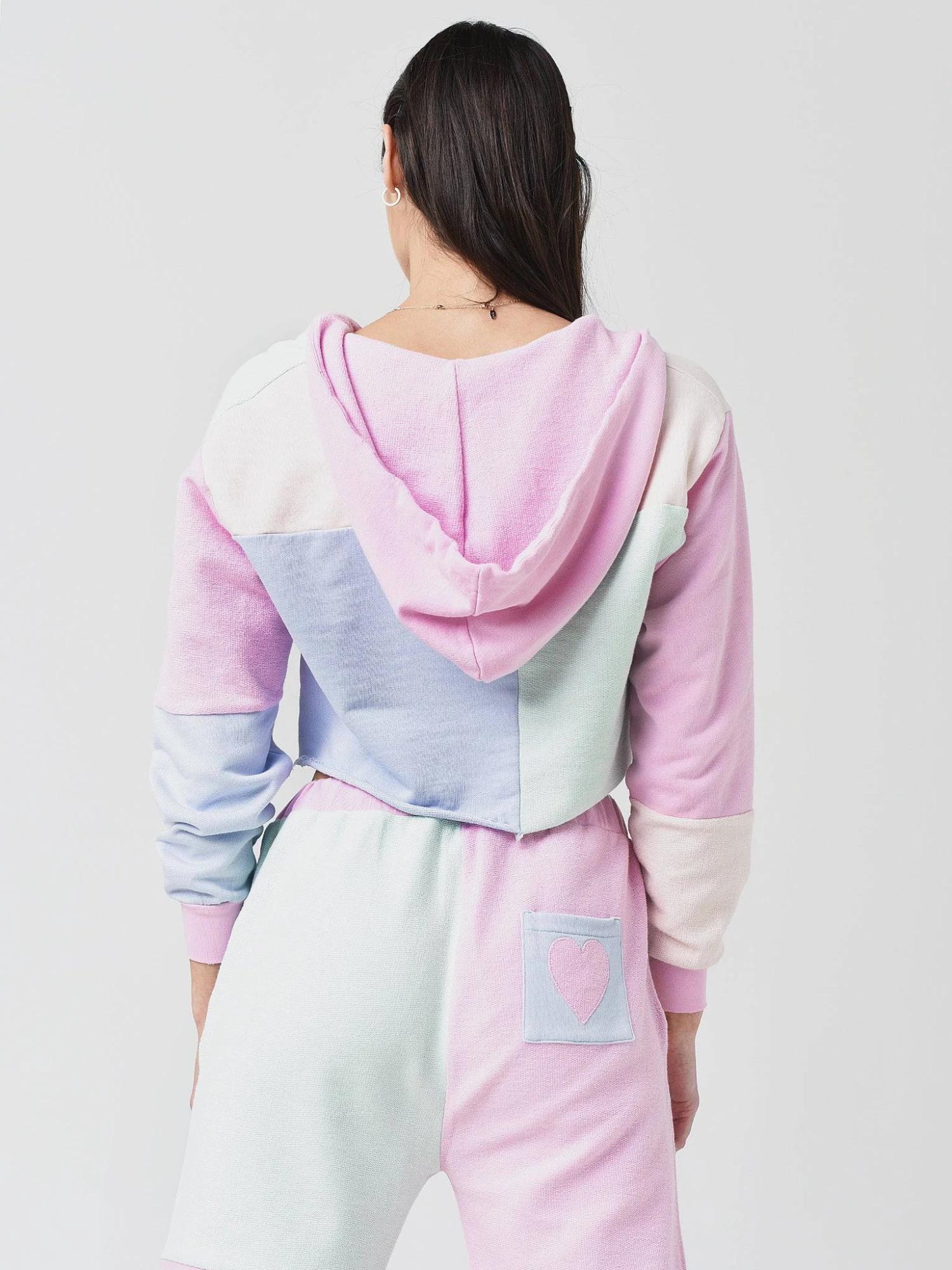 LoveShackFancy Women's Alden Cropped Zip Hoodie 3 LoveShackFancy Women's Alden Cropped Zip Hoodie - Image 3