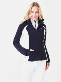 KJUS Women's Gravity Jacket -ST.BERNARD Clothing LS15 K04xBLACKWHITExPrimary 51993793