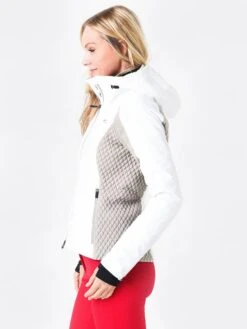 KJUS Women's Gravity Jacket -ST.BERNARD Clothing LS15 K04xWHITEPEPPERGREYxAlt2 52594614