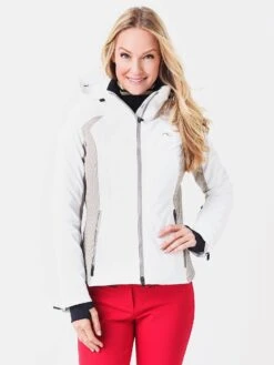 KJUS Women's Gravity Jacket -ST.BERNARD Clothing LS15 K04xWHITEPEPPERGREYxPrimary 51990171 544352ff abec 47e8 bb46 ef8cc580fd4f