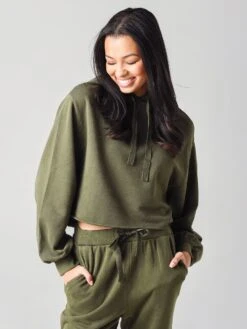 Frame Women's Crop Easy Hoodie