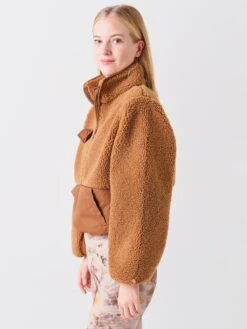 Frame Women's Fleece Mix Pullover -ST.BERNARD Clothing LWOT0626xVICUNAxAlt2 47428688