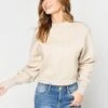 Frame Women’s Two Tone Jacquard Crew Sweatshirt