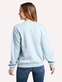 Madeworn Women's Rolling Stones Sweater 6 Madeworn Women's Rolling Stones Sweater -ST.BERNARD Clothing MWRS216SW BLUEalt2