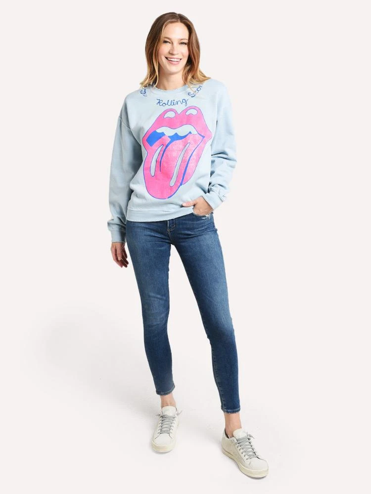Madeworn Women's Rolling Stones Sweater 4 Madeworn Women's Rolling Stones Sweater - Image 4