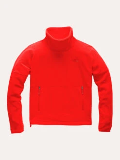 The North Face Women's TKA Glacier Funnel-Neck Pullover -ST.BERNARD Clothing NF0A48KO FIERYRED FIERYREDalt2