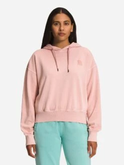 The North Face Women’s Garment Dye Hoodie -ST.BERNARD Clothing NF0A7UORxEVENINGSANDPINKxPrimary 75252045
