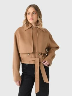 Nanushka Women's Satoyo Wool Silk Jacket