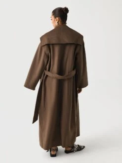 Nanushka Women's Ruta Coat -ST.BERNARD Clothing NW24FWOW36378xCHOCOLATECHIPxAlt2 143343584