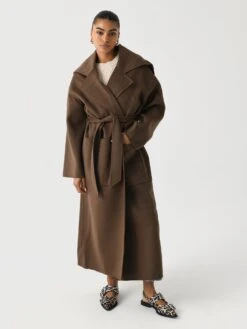 Nanushka Women's Ruta Coat -ST.BERNARD Clothing NW24FWOW36378xCHOCOLATECHIPxAlt3 143343585