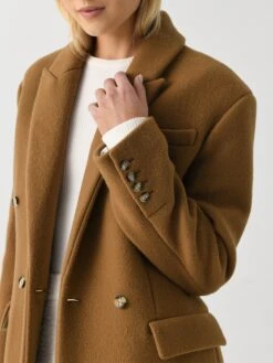 Nanushka Women's Ferris Wool Coat -ST.BERNARD Clothing NW24FWOW40076xWALNUTxAlt3 144299279