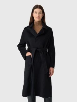 MVG Women's The Classic Wrap Coat -ST.BERNARD Clothing PLT6000xBLACKxPrimary 174862487