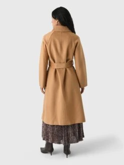 MVG Women's The Classic Wrap Coat -ST.BERNARD Clothing PLT6000xCAMELxAlt2 174240396