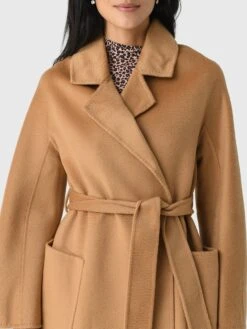MVG Women's The Classic Wrap Coat -ST.BERNARD Clothing PLT6000xCAMELxAlt3 174240398