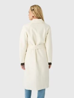 MVG Women's The Classic Wrap Coat -ST.BERNARD Clothing PLT6000xIVORYxAlt2 172520005