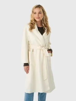 MVG Women's The Classic Wrap Coat -ST.BERNARD Clothing PLT6000xIVORYxPrimary 172520003