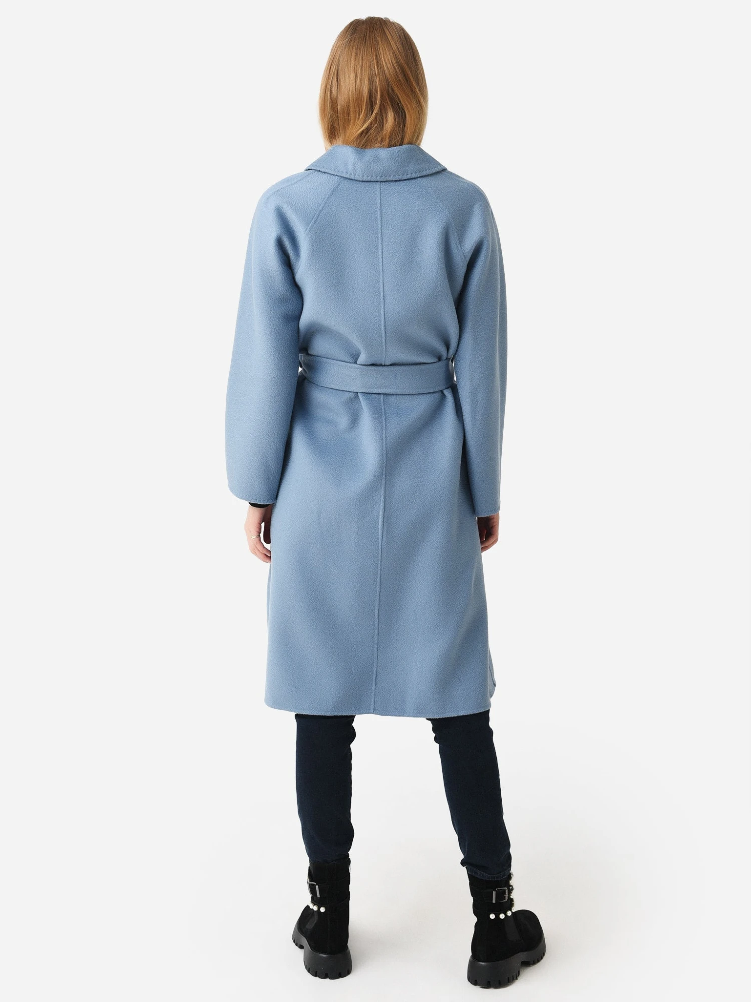 Pissenlit Women's Classic Wrap Coat 4 Pissenlit Women's Classic Wrap Coat - Image 4